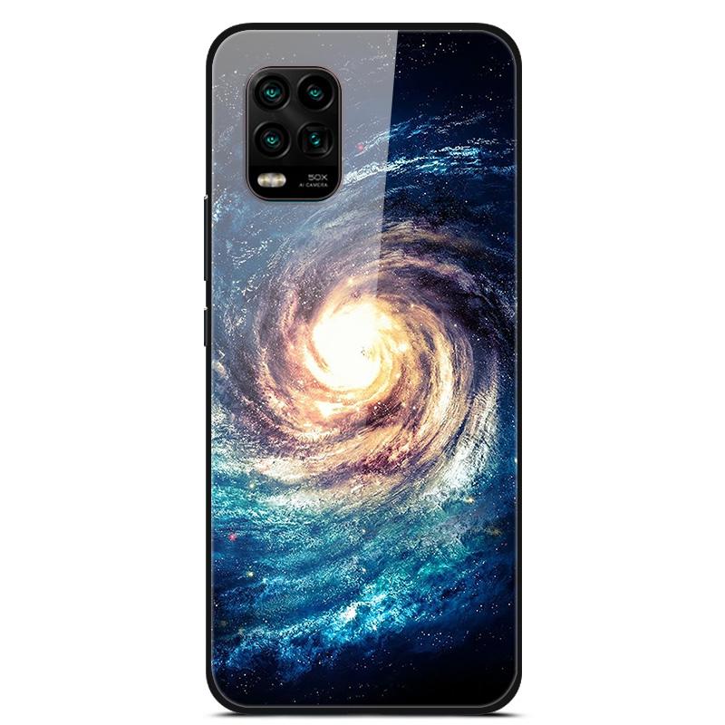 For Xiaomi Mi 10 Lite 5G Case Tempered Glass Hard Back Cover For Xiaomi Mi 10 10T Lite Pro Case Fundas For Xiaomi Mi10 Lite Capa