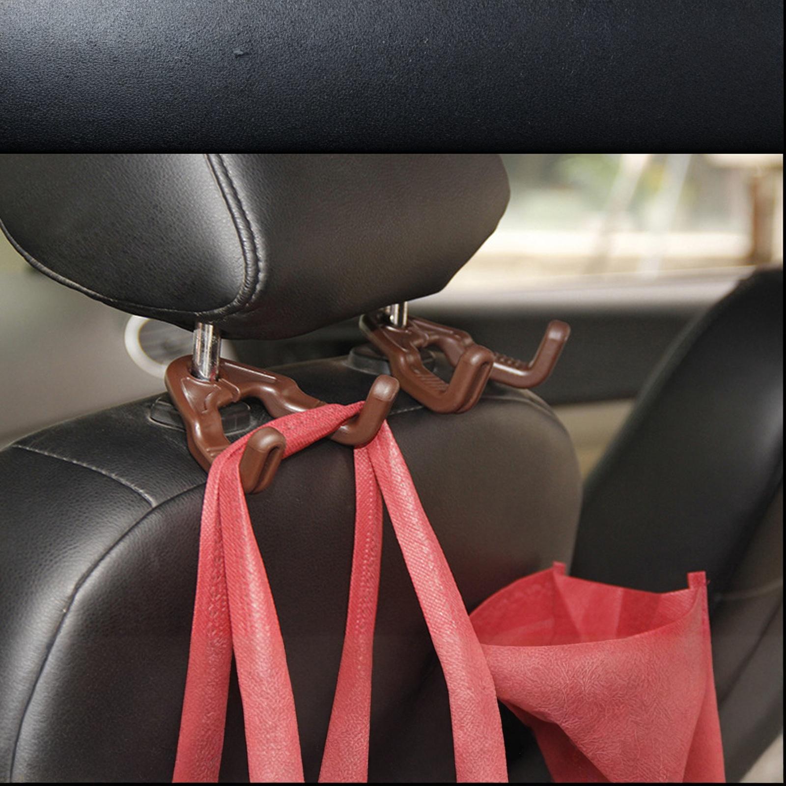 

Посилений Новий Матеріал Надміцні Приховані Гачки на Спинку Автокрісла Підголівник, що Не Розбирається One Size коричневий