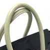 CELINE Luggage medium Bag Hand Bag Tote Bag Leather Black/gray