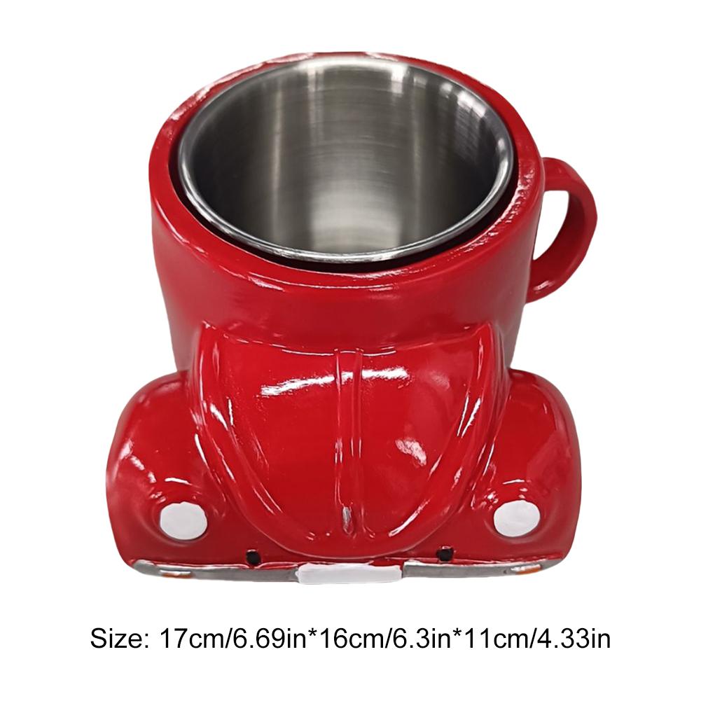Beetle Shaped Creative Coffee Mug Heat Resist Funny Coffee Cup Large Capacity Handmade Decoration Cup for Home Kitchen