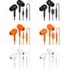 Corded Earbuds In-Ear Earphones Noise Isolating Headphone with Microphone 3.5mm/Type C Ear Buds for Smartphones Music