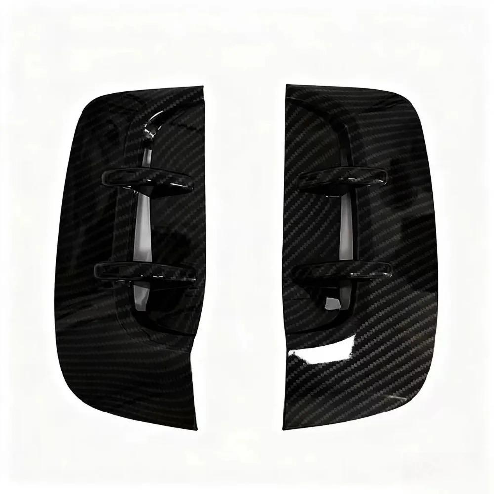 For KIA Stinger 2018- Car Exterior Decoration Cover Trim Kit Front Rear Bumper Spoiler Fender Side Vent Cover Grille Trim
