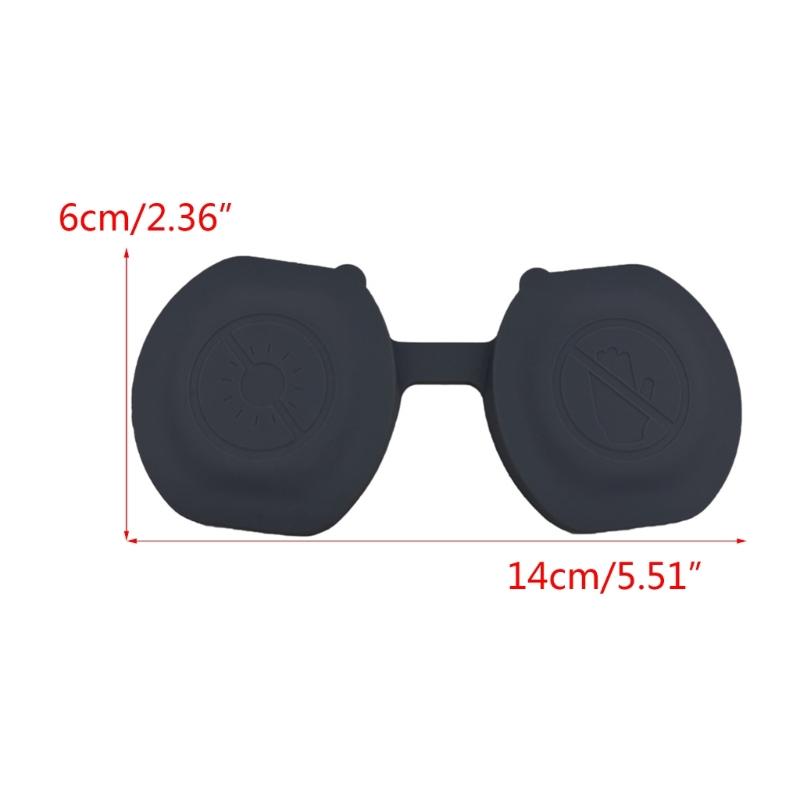 Soft Lens Cover VR Lens Caps Soft VR Glasses Silicone Caps Anti Scratch Caps for PS VR2 Headset Scratchproof Covers