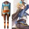 The Legend Of Zelda Breath Of The Wild Cosplay-Kostüm, Seidenkleid für Anime-Rollenspiele, inklusive spezieller Charaktere