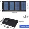 Waterproof 20W Foldable Solar Panel Kit Portable Environment Protection Foldable USB Solar Panel Durable Sensitive