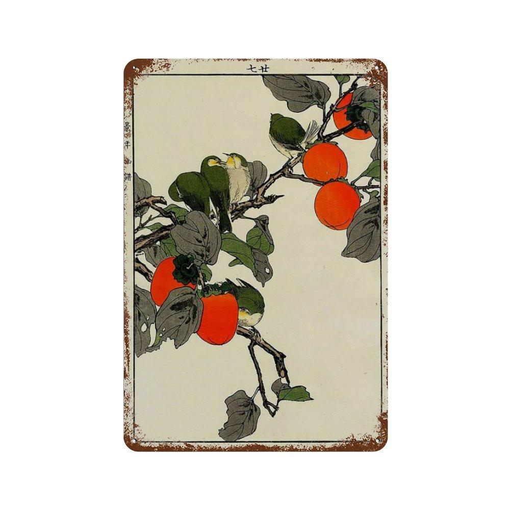 Vintage Japan Art Metal Tin Sign Yayoi Kusama Poster Plaque Katsushika Hokusai Wall Art for Room Club Man Cave Bar Home Decor