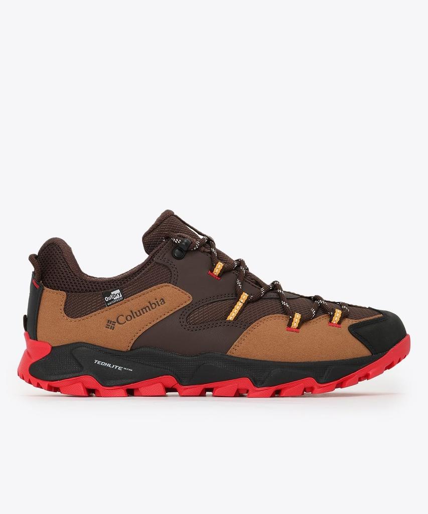 Columbia Saber Six Low Outdry Hiking Size Red Spark Men's Shoes, 26.5cm, Bark,
