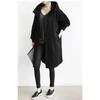 Lässiger Stil Windbreaker Damen Mittellang Kleines Temperament Taille Langarmjacke