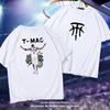 Magic Team No.1 T-shirt for Men, Summer McGrady Jersey, Trendy Loose Short-sleeve Basketball Top