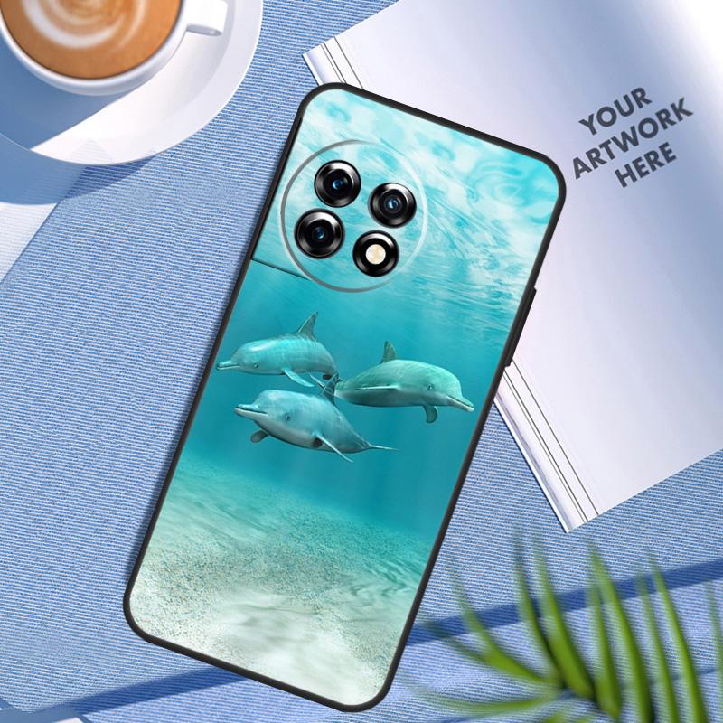 Ocean Dolphin Case For OnePlus Nord CE 5 3 4 Lite N20 N30 OnePlus 15 13 12 11 8 9 10 Pro 10T 13R 13T Cover