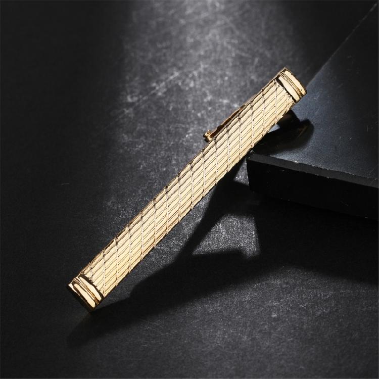 Gentlemen Engraved Alloy Tie Clip Wedding Party Jewelry Brass Gold Tie Bar Clip