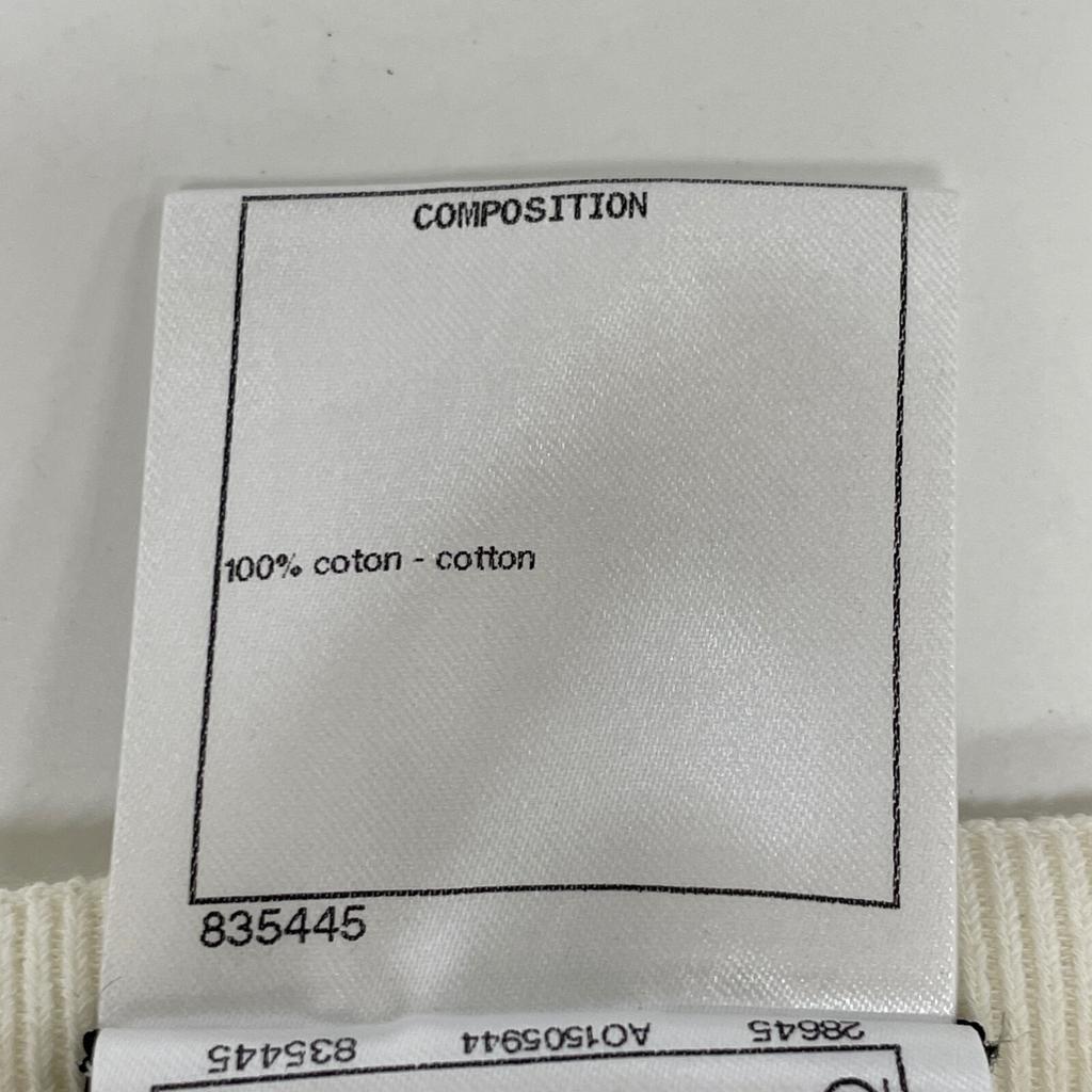 Chanel White P60739 CC Logos Knit Short Skirt Skirt 36 IvoryUsed