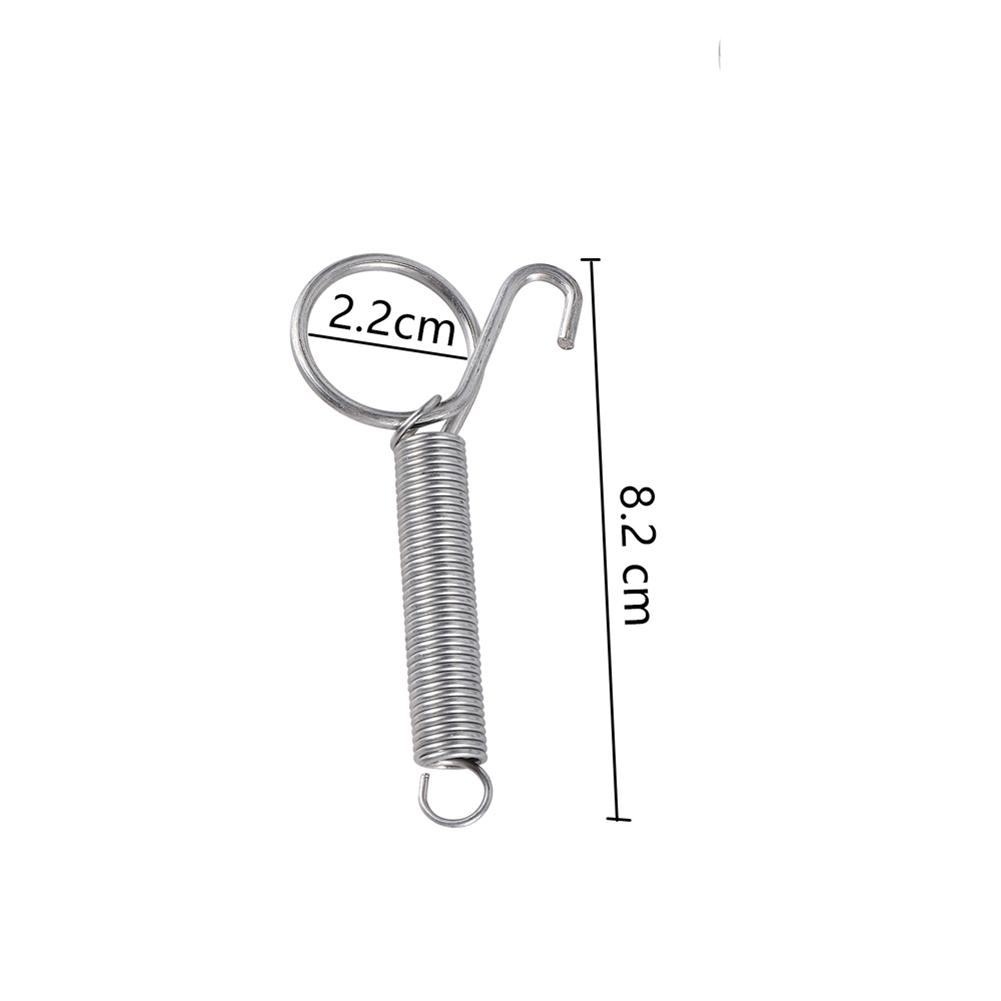 20Pcs Bird Cage Door Spring Hook Rustproof Wire Lock for Rabbit Chicken Parrot Quail Pigeon Pet Enclosure Easy Install Closure
