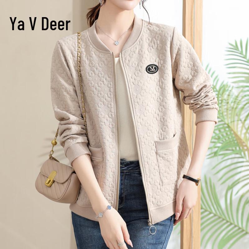 Женская укороченная бейсбольная куртка Yalu 2026 Весна-Осень 5XL