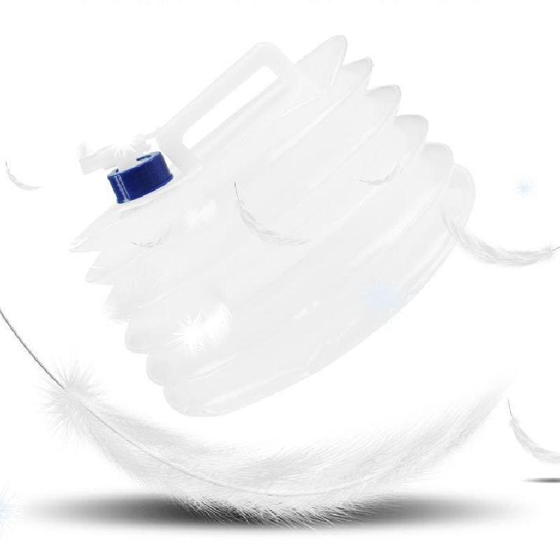 Modern Minimalist Portable Folding Water Bag For Car Use Acrylic Pe 5l 10l 15l
