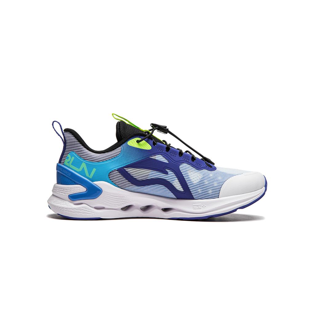 Li Ning Kids Soft Versatile Shock Absorbing Durable Rebound Low Top Running Shoes Men sneaker Dreamy-Blue YKFU056-3