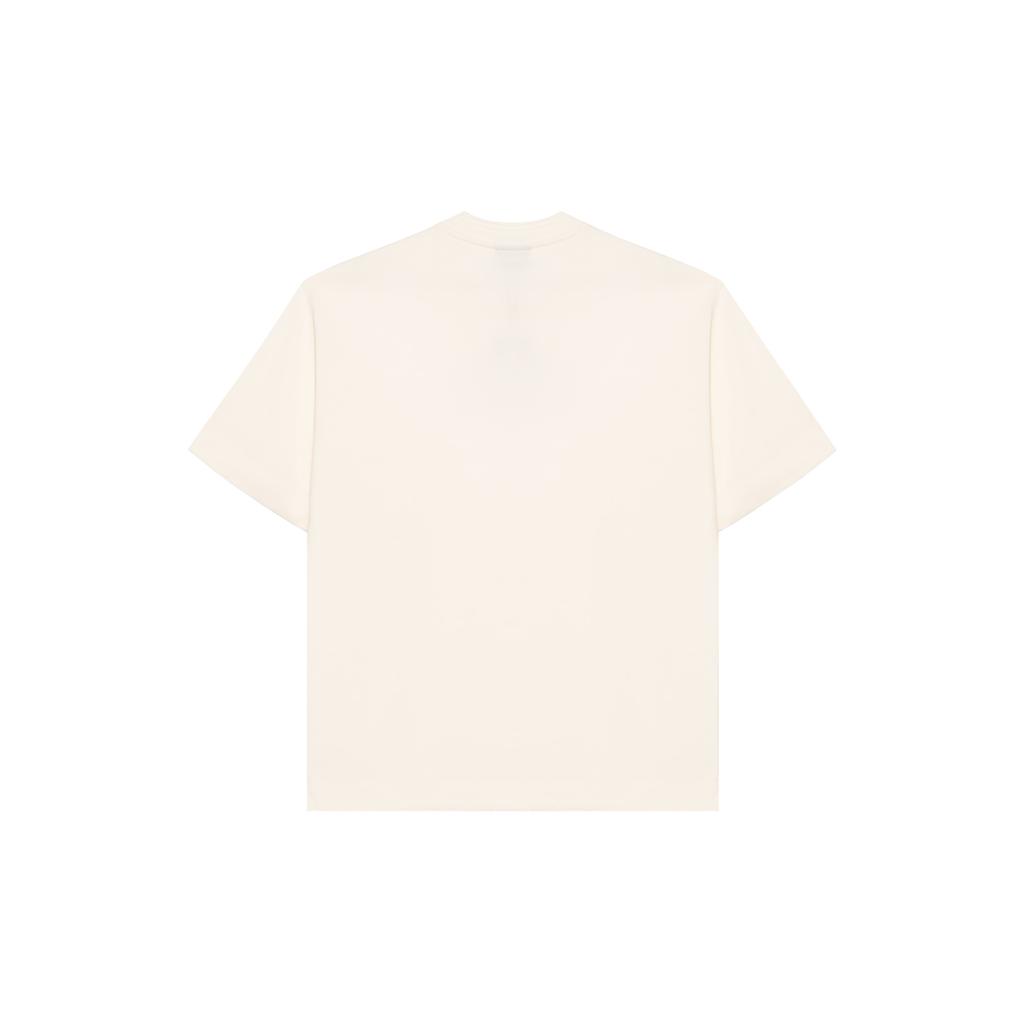 Emporio Armani Ss24 Solid Logo Jacquard Crew Neck Short Sleeve T-Shirt Men Tops White 3D1T94-1JWZZ-0154