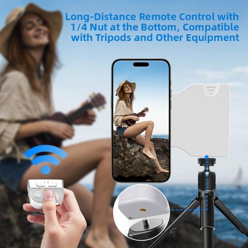 Universal Magnetic Phone Camera Grip Smartphone Handle With Built In Battery And Wireless Shutter Release Button