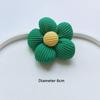 Cute Creative Knitted Cotton Filled Flower Brooch Badge Pins For Bag Backpacks Coat Brooch Decoration Accessories Couple Gift