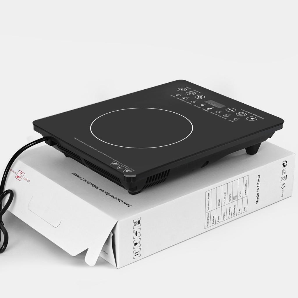 2200W Touch Screen Glass Panel Heating Stove Kitchen Cooking Appliance Multifunctional Induction Cooker