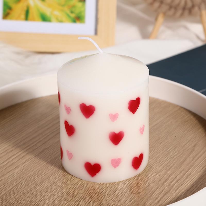 Household Emergency Lighting Plus Thick Decal White Candle Pointed To Tasteless Long Rod Cylindrical Large Candle