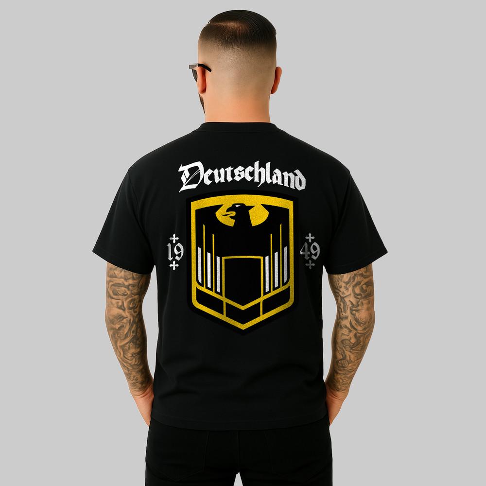 

Германия Принт Патриот Национальная гордость Честь Немецкий АдГ Домашний спортзал Футболка 4XL