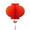 Traditional Red Honeycomb Paper Lanterns