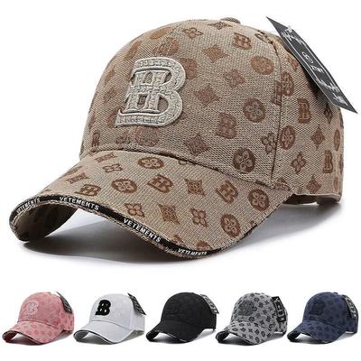 Stylish Versatile High-end Quality B Letter Baseball Cap Unisex Trendy Internet Celebrity Korean Version Duckbill Cap
