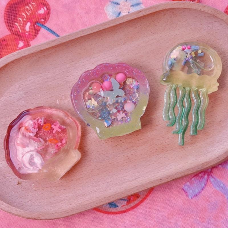 Marine Animals Silicone Mold Epoxy Resin Mold Quicksand Keychain Mold DIY Jewelry Pendant Tools Crafts Making Supplies
