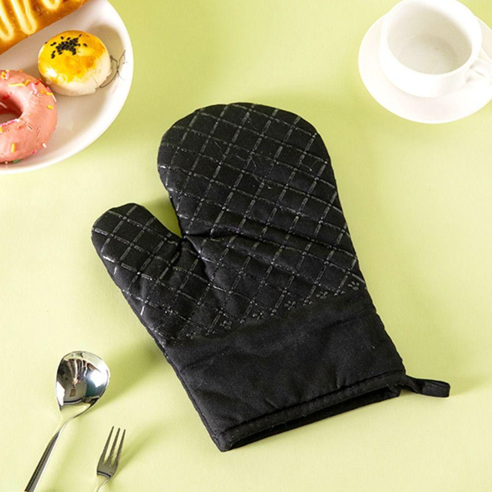 Anti-Scalding Oven Mitts Cotton Insulation Gloves Cake Baking Gloves