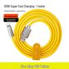 120W Zinc Alloy Silicone 6A Fast Charging Data Cable with Light