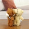Teddy Mini Endearing Bear Plush Pendant Soft Short Fur Keychain Cute Kids Accessory