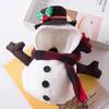 Durability Snowmen Dog Clothing Set Winter Warm Elastics Fabric Easyly Zippers Outfit For 5 15kg Pet