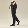 Anta Solid Color Mid-Rise Cuffed Fleece Knit Sports Pants Women Bottoms Black 162347314-2