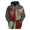 Medieval Hoodie Knight 3d Printed Seatershirt Hooded Pullover Men Women Tops