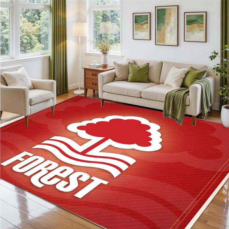 Nottingham Forest Design Kristall-Samt-Teppich Weich Dekorative Matte für Schlafzimmer Eingang