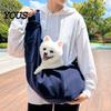 Haustier-Tragetasche für Teddy, Crossbody-Katzenkorb, Tragbare Freihand-Schlinge, Schnappverschluss, Bequeme Tasche für tägliche Spaziergänge mit Sicherheitsverschluss, Kleine Hunde