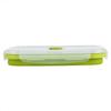 800ml Silicone Collapsible Portable Lunchbox Bowl Folding Food Storage Container Green