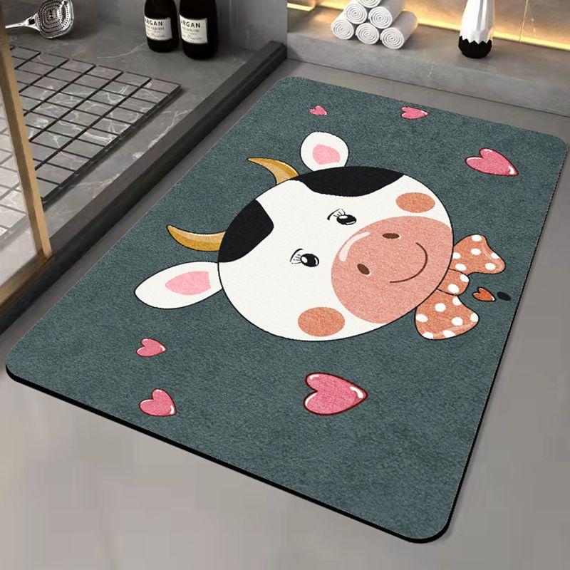 Diatom Mud Floor Mat Absorbent Non-slip Mat Household Door Quick Drying Mat Toilet Toilet Bathroom Shower Floor Mat