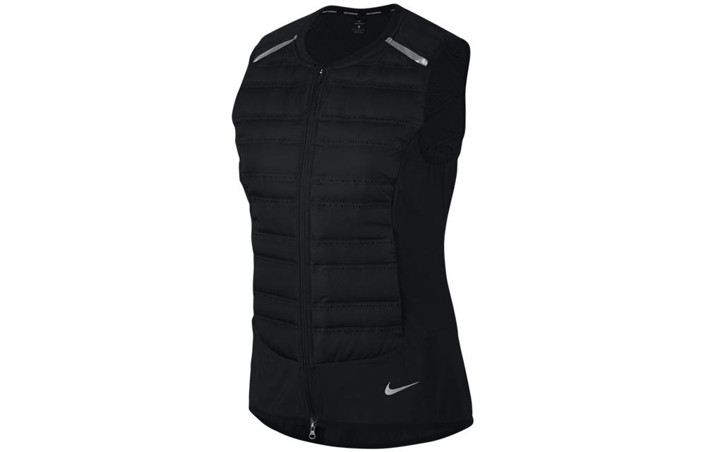 Nike Vests Women s Black Collarless Moderate Other 856638-010 L