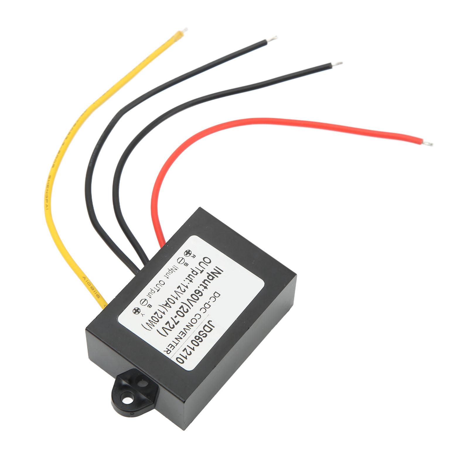 

Модуль понижувального перетворювача постійної напруги IP67 Водонепроникний регулятор напруги Понижувальний перетворювач 20Вхід 72В 12В 10А 120Вт