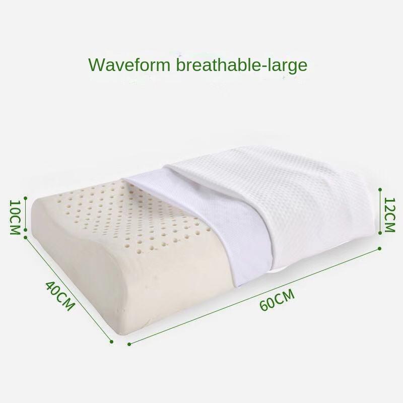 Pure natural latex pillows, sleep latex massage pillows, orthopedic pillows, pure natural latex memory pillows, enhance immunity