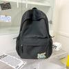 Schoolbag1011 New American Vintage Letter Embroidered Backpack for Middle and High School Students Versatile Large Capacity Lightweight Travel