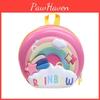 Kids Cartoon Donut Shell Backpack With Cartoon Rainbow Design For School Kids