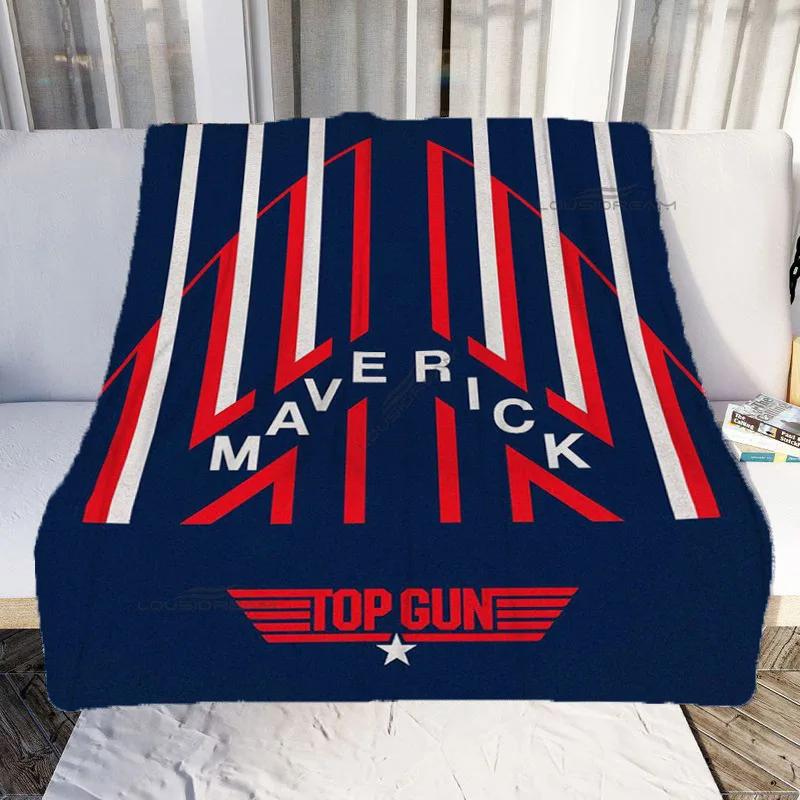 Fighter Aircraft Top Gun Patterns Blanket Fashion Flannel Blanket Cosy Lazy Couch Cover Blanket Super Soft Sheet Mattresses