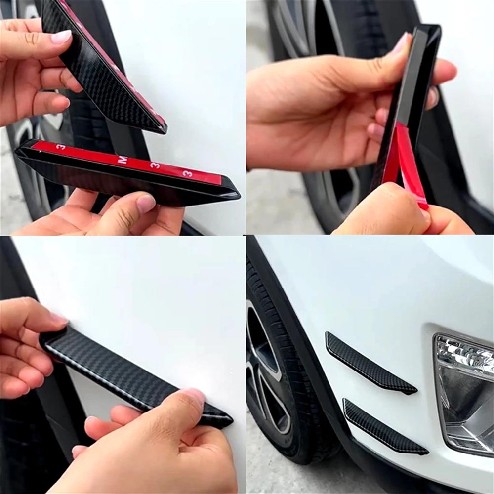 8 Stück/Set Auto Front Heck Stoßstange Lippe Schutz Universal Diffusor Spoiler Splitter