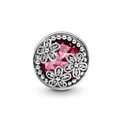 Dazzling Daisy Flower Field 925 Silver Charm Women Charm 792055PCZ