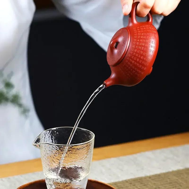 200ml Chinese Yixing Clay Tea Pot Kungfu Hand Made Pot Dahongpao Mud Tea Set Teapots Clay Kettle