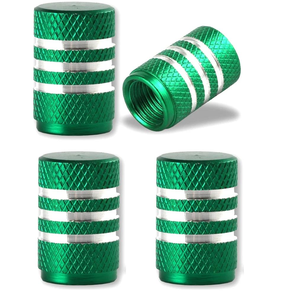 Aluminum Alloy Tire Valve Stem Caps 4 Pcs Universal Stem Covers for Cars Motorcycles and Bikes Auto Tire Accessoires Stem Caps1