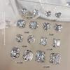 Premium Zirconia Rhinestones: Ultra-Sparkly White Nail Art Decorations